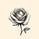 a beautiful rose