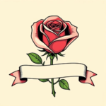 a single elegant rose with delicate petals and a slender stem