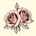 two roses