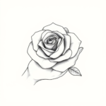 a rose flower