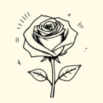 a wilting rose