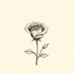 a wilting rose