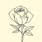a wilting rose