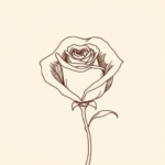 a wilting rose