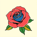 Blue rose, full bloom