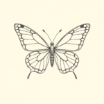 butterfly with open wings