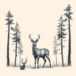 deer in the forrest