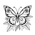 Hawaiian butterfly tattoo