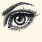 Human eye realism tattoo