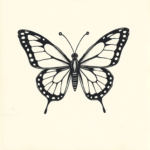 Ignorant butterfly tattoo