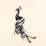 japanese peacock tattoo