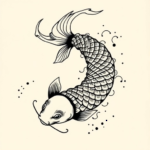 Koi Scales Japanese Tattoo