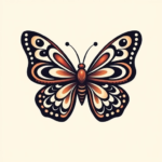 Maori butterfly tattoo