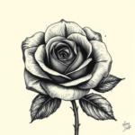 Miniature rose bloom