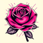 Partially opened rose