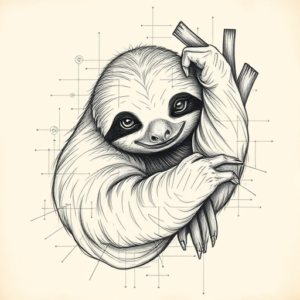 sloth tattoo