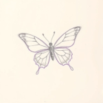 small butterfly tattoo