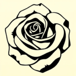 Softly unfolding rose