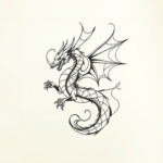 Abstract Dragon Tattoo