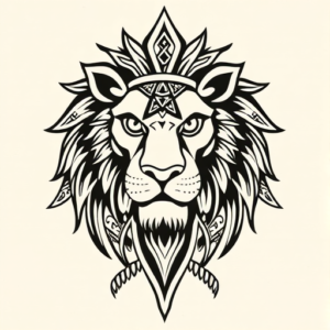 Aztec Lion Tattoo
