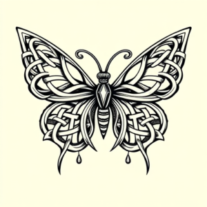 Celtic Butterfly Tattoo