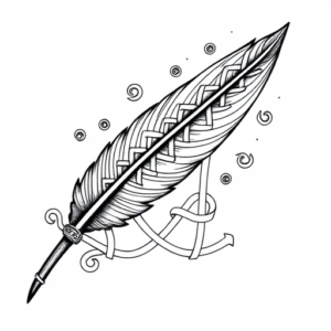 Celtic Feather Tattoo