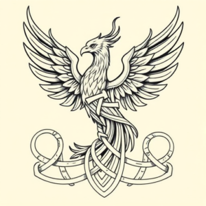 Celtic Phoenix Tattoo
