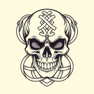 Celtic Skull Tattoo