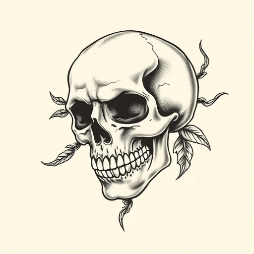 Chicano Skull Tattoo