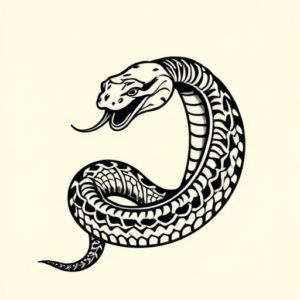 Chicano Snake Tattoo