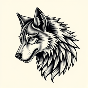 Chicano Wolf Tattoo