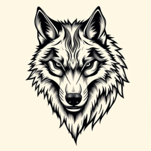 Chicano Wolf Tattoo
