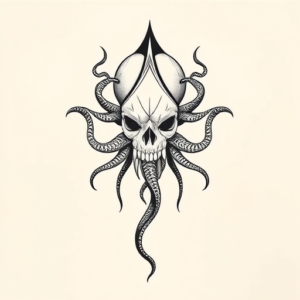 Geometric Medusa Tattoo