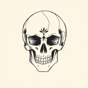 Geometric Skull Tattoo