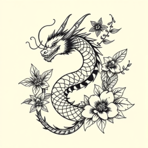 Hawaiian Dragon Tattoo