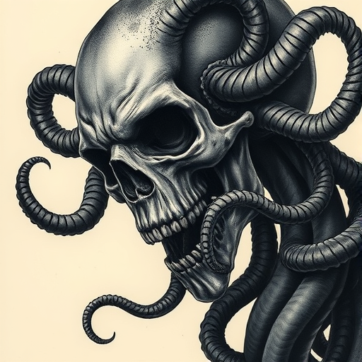 Horror Realism Medusa Tattoo