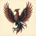Horror Realism Phoenix Tattoo