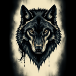 Horror Realism Wolf Tattoo