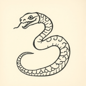 Ignorant Snake Tattoo