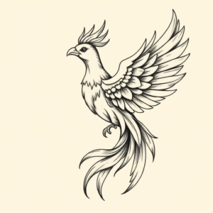Illustrative Phoenix Tattoo