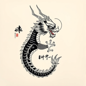 Japanese Dragon Tattoo