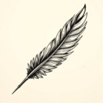 Japanese Feather Tattoo