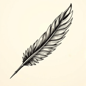 Japanese Feather Tattoo