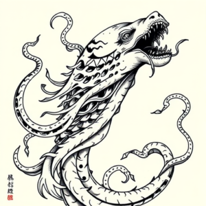 Japanese Medusa Tattoo