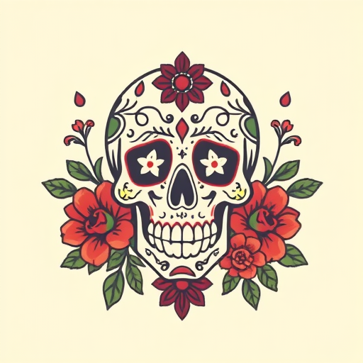 Mexican Skull Tattoo