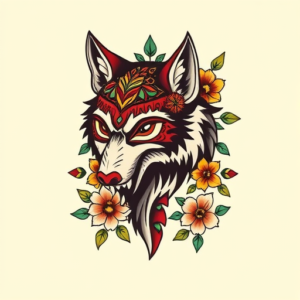 Mexican Wolf Tattoo