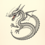 Micro-Realism Dragon Tattoo