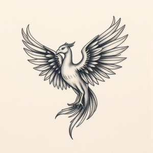 Micro Realism Phoenix Tattoo