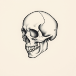 Micro-Realism Skull Tattoo