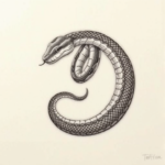 Micro Realism Snake Tattoo